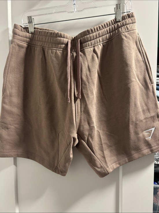 Gymshark Other - Gymshark Embroidered Logo Sweat shorts in Brown NWOT